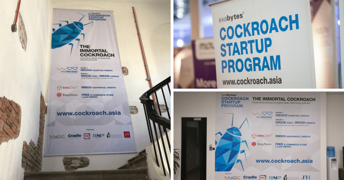 exabytes cockroach startup program